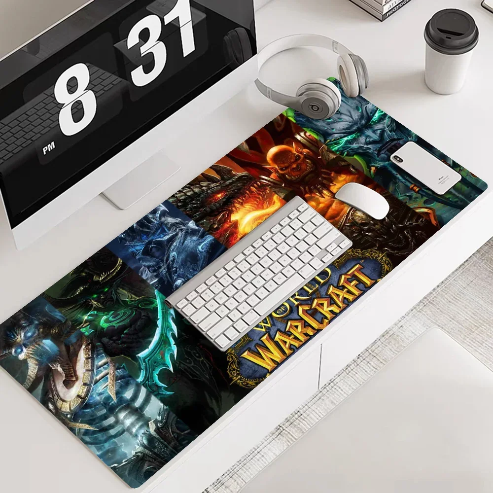 World Of Warcraft Mousepad Large XXL Desktop Desk Mat Kawaii Gaming Accessories Students Writing Pad Desktop Mat