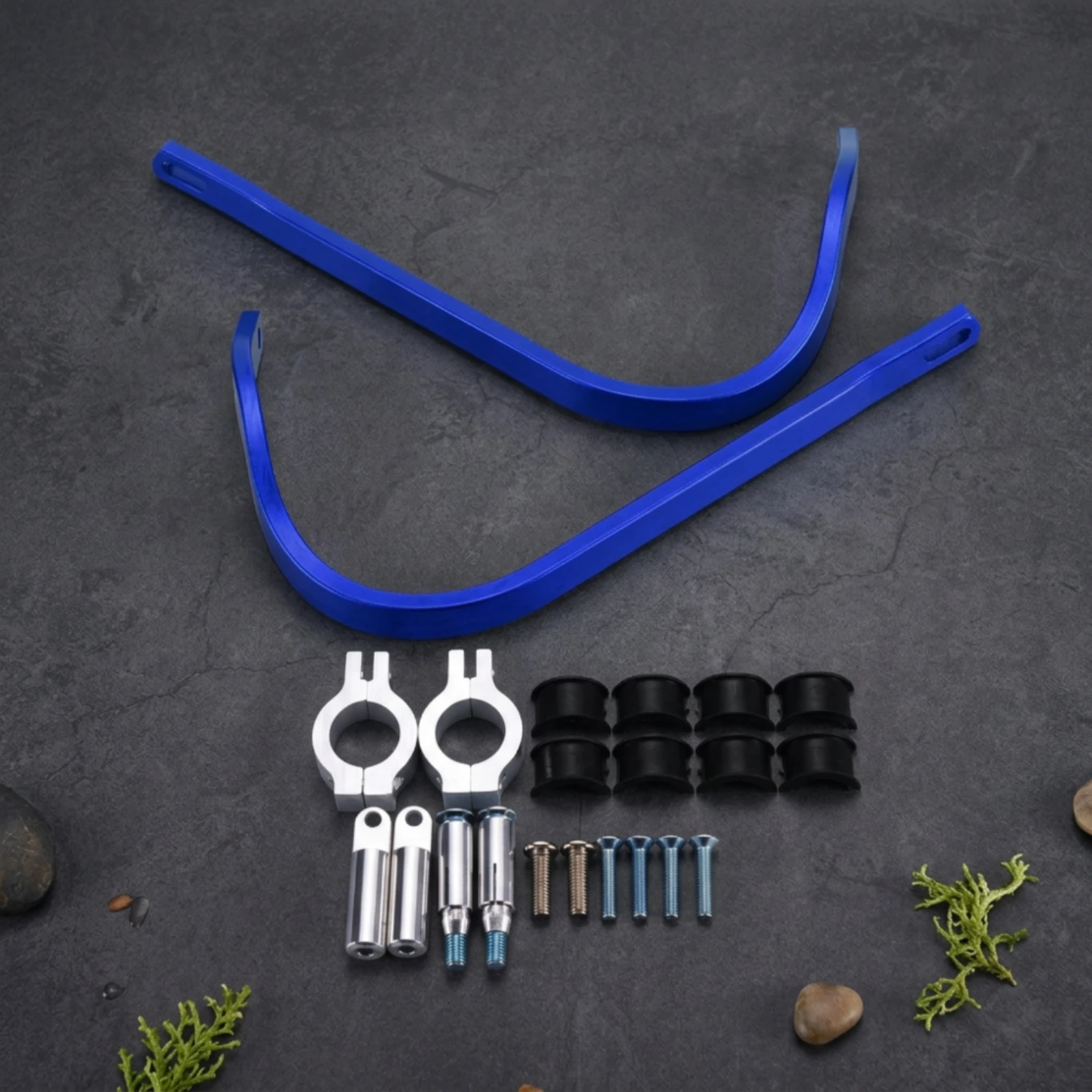 Motorcycle Hand Guards Universal Handguards with Mounting Clamps Handlebar Protectors Easy to Install Handlebar Protect Clamp