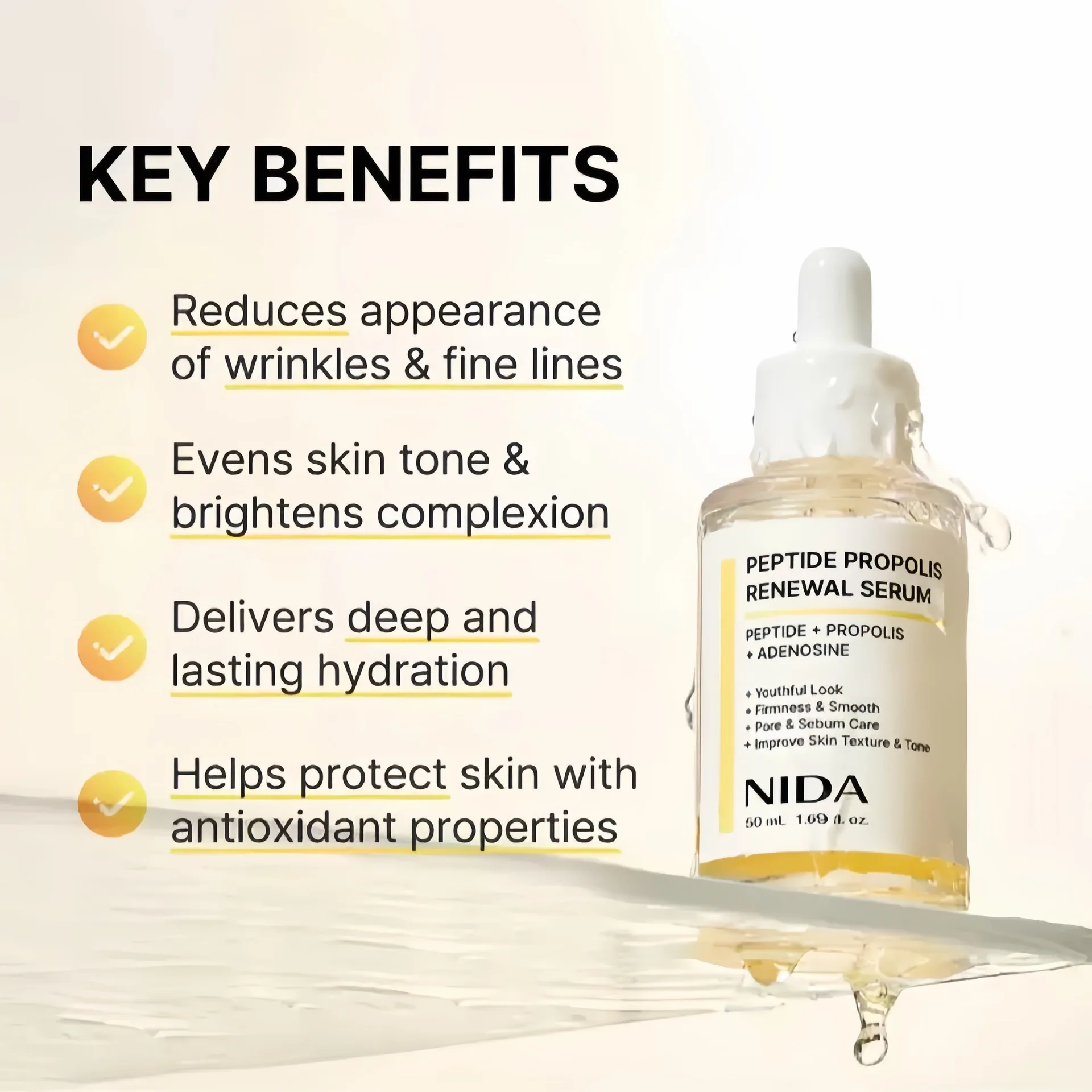 الببتيد دنج الجلد تنشيط جوهر إصلاح تهدئة المسام مرطب مكافحة الشيخوخة إصلاح حاجز الجلد مصل العناية بالبشرة #2