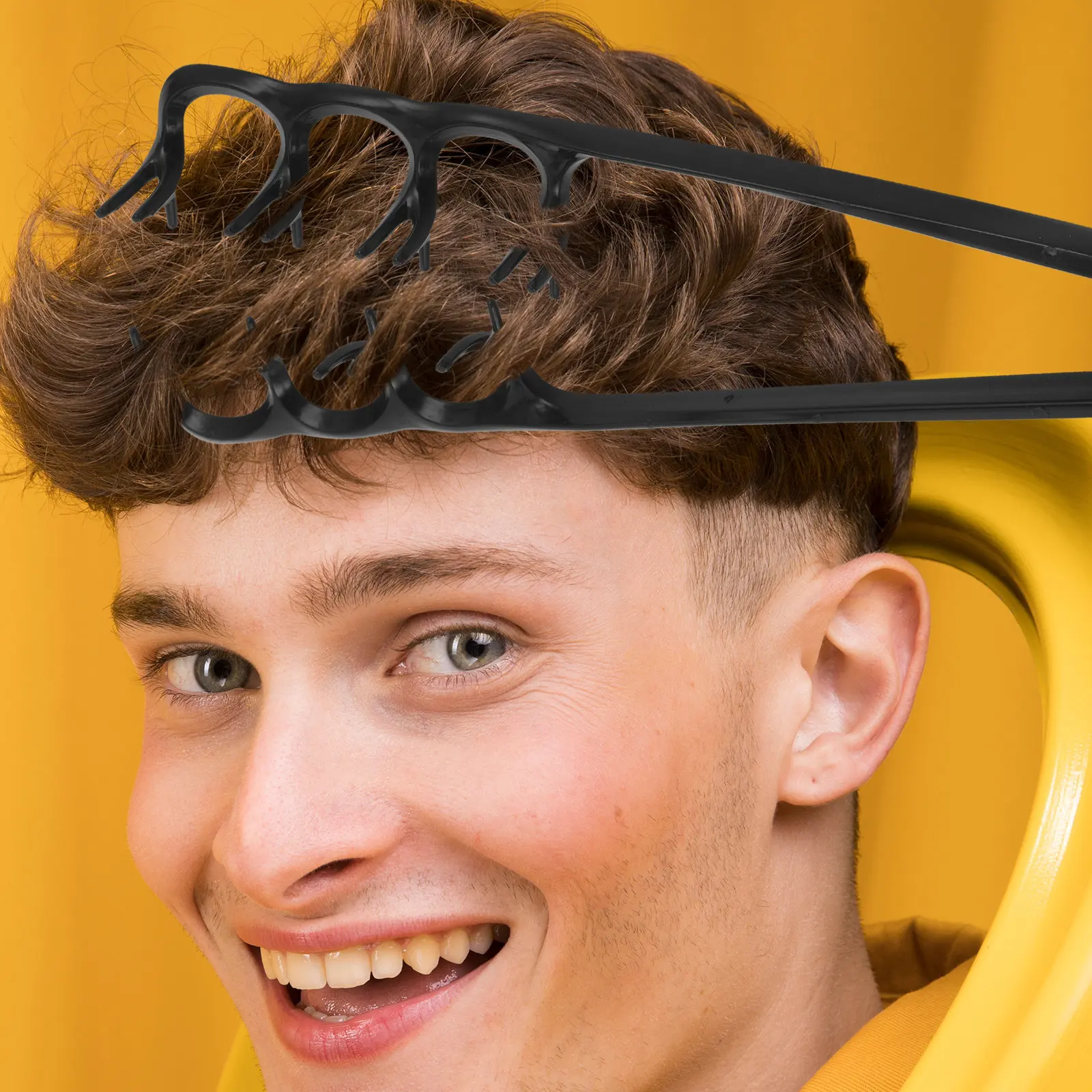 6Pcs Wide Tooth Comb for Curly Hair Volume Boosting Texture Styling Comb for Women Men Portable Hair Styling Tool Professional