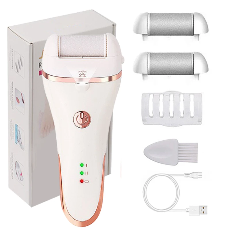 

Charged Electric Foot File for Heels Grinding Pedicure Tools Professional Foot Care Tool Dead Hard Skin Callus Remover white