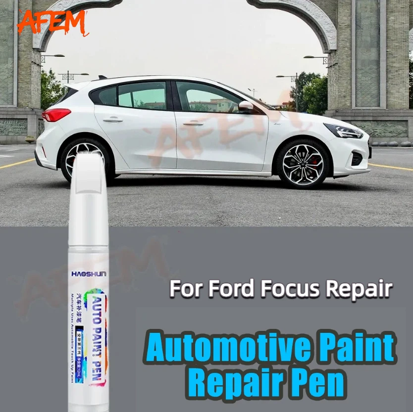 For Ford Focus Repair Pen Scratch Remover Black, White, Blue, Red, Silver Gray Varnish Color Paint Care Accessories Dynamic Red