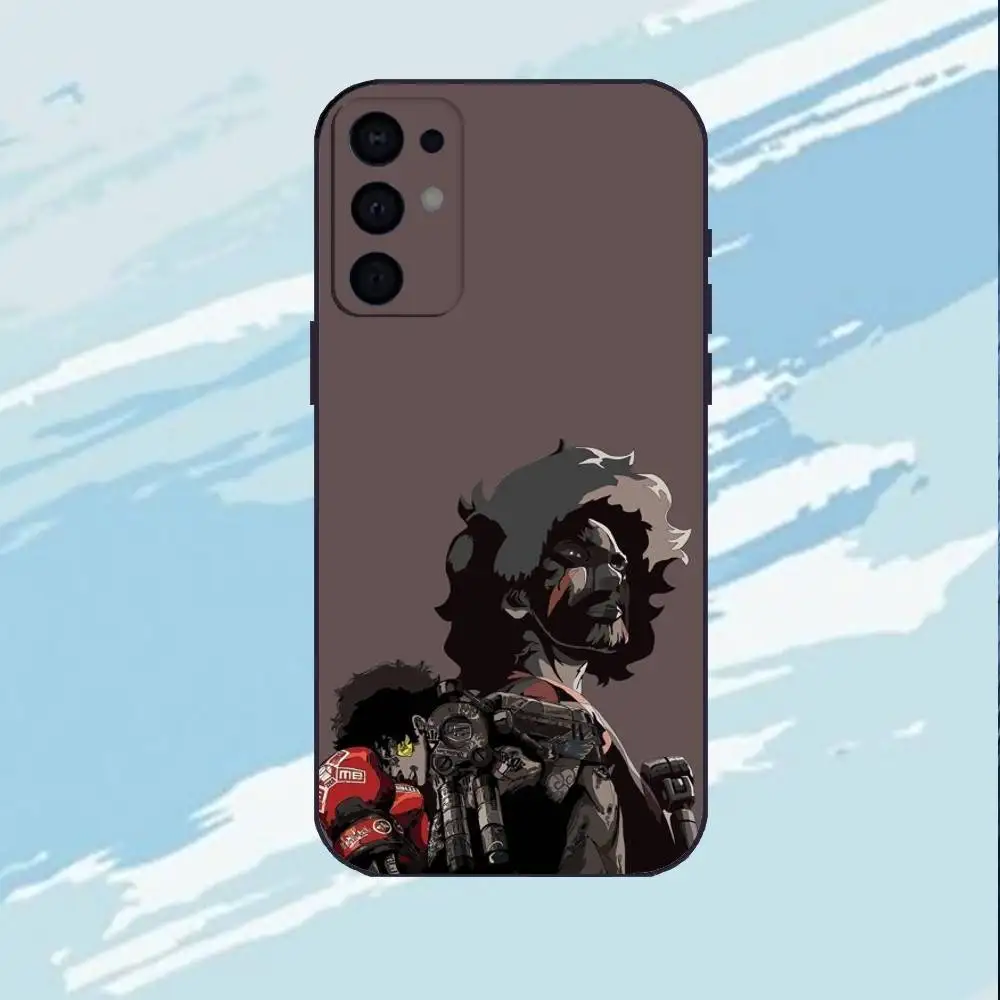 Etui na telefon Anime M-Megalo Box do Samsunga S25, S24, S23, S22, S21, S20, Plus, Lite, miękka czarna obudowa