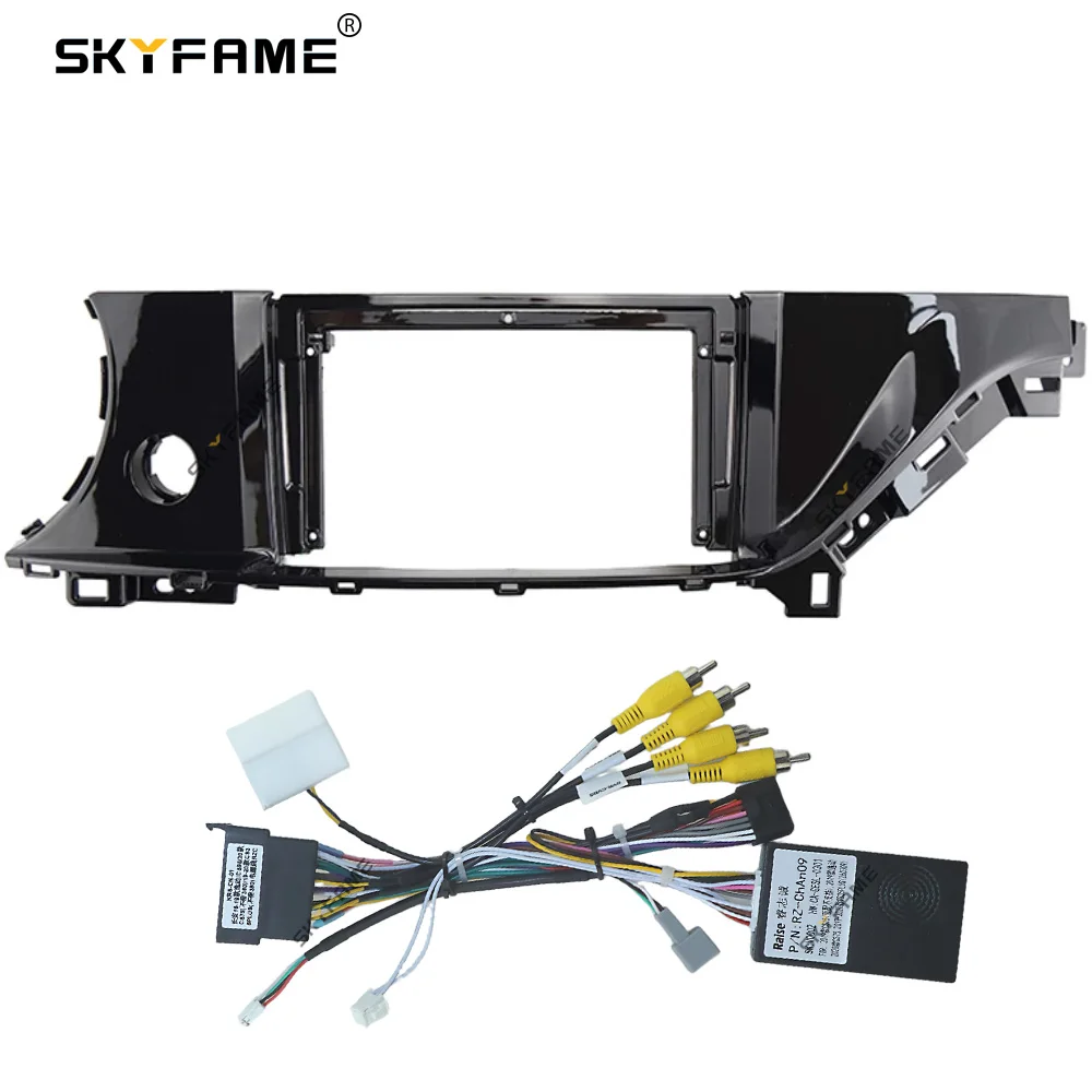 SKYFAME Car Frame Fascia Adapter Canbus Box Decoder Android Radio Dash Fitting Panel Kit For Changan Chana CS35 Plus