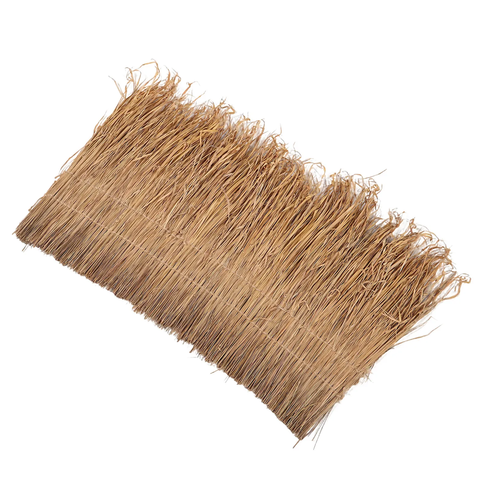 Palapa Hut Grass Roof Thatch Roll for Garden Tiki Pavilion Thatch Roofing Material Authentic Straw Mats for Outdoor Shelter