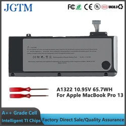 JGTM Laptop Battery A1322 10.95V 63.5Wh for Apple Macbook Pro 13'' A1278 2009 2010 2011 MC700 MB990 MB991 MC374