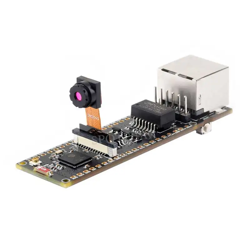ESP32-S3-ETH Camera Development Board PoE RJ45 / OV2640 OV5640 Port / W5500 / Micro-SD Compatible With Raspberry Pi Pico Size