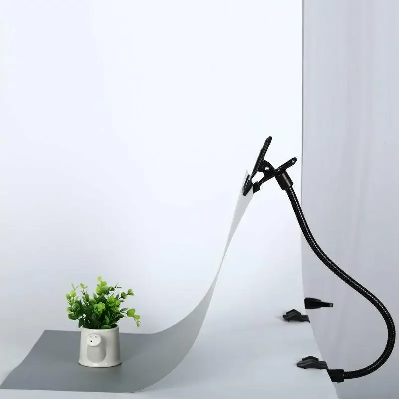 Nuovo supporto per sfondo C Morsetto Clip per fotocamera Accessori per studio fotografico Supporto per luce Braccio flessibile Riflettore Foto