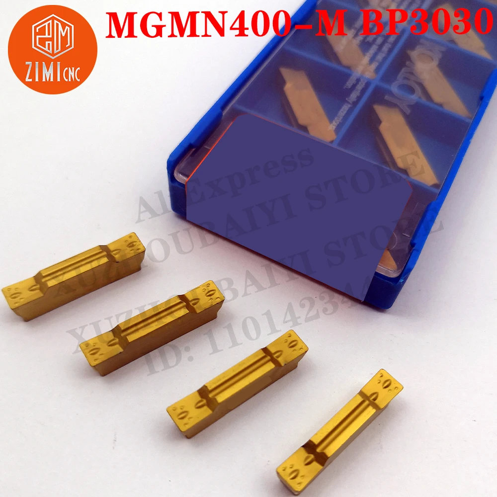 

MGMN400-M BP3030 MGMN400-M carbide Grooving Inserts metal CNC slotted insert Quick Chip External Cutting Tools Turning Tool MGMN