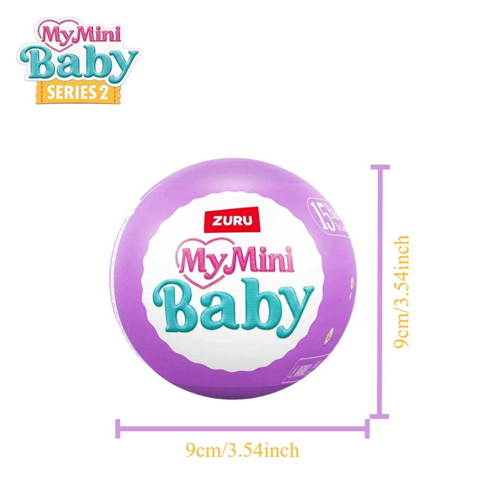 Zuru  My Mini Baby 2  5 Surprise Collectible Mystery Capsule for GToy  Clothing and  Accessorise Silicone Baby Collectible view 2