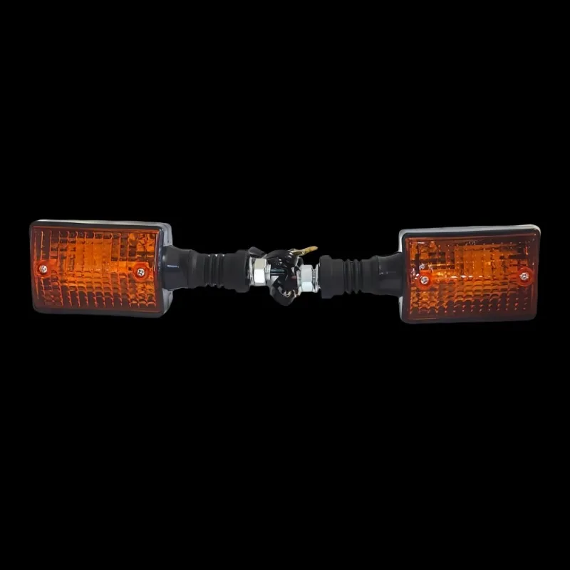 2/4 Pcs Motorcycle Rear Brake Turn Signal Lights Indicators For Yamaha DT125 XT350 XT600 XT550 XT250 FZ750 1985-2000 Amber Lamps image 6
