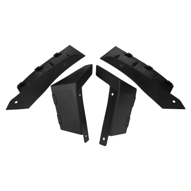 M76E 2024 Pickup-Türecken-Schmutzfänger-Kit mit 4 schwarzen ABS-Schutzvorrichtungen – Detail 1