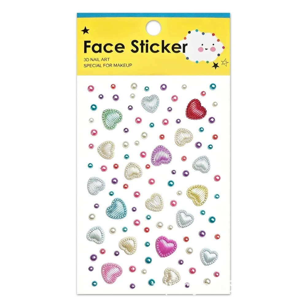 Bow with Adhesive Backing Bedazzling Sticker Makeup DIY Face Eye Jewels Sticker 3D Resin Waterproof Crystal Gem Sticker Festival