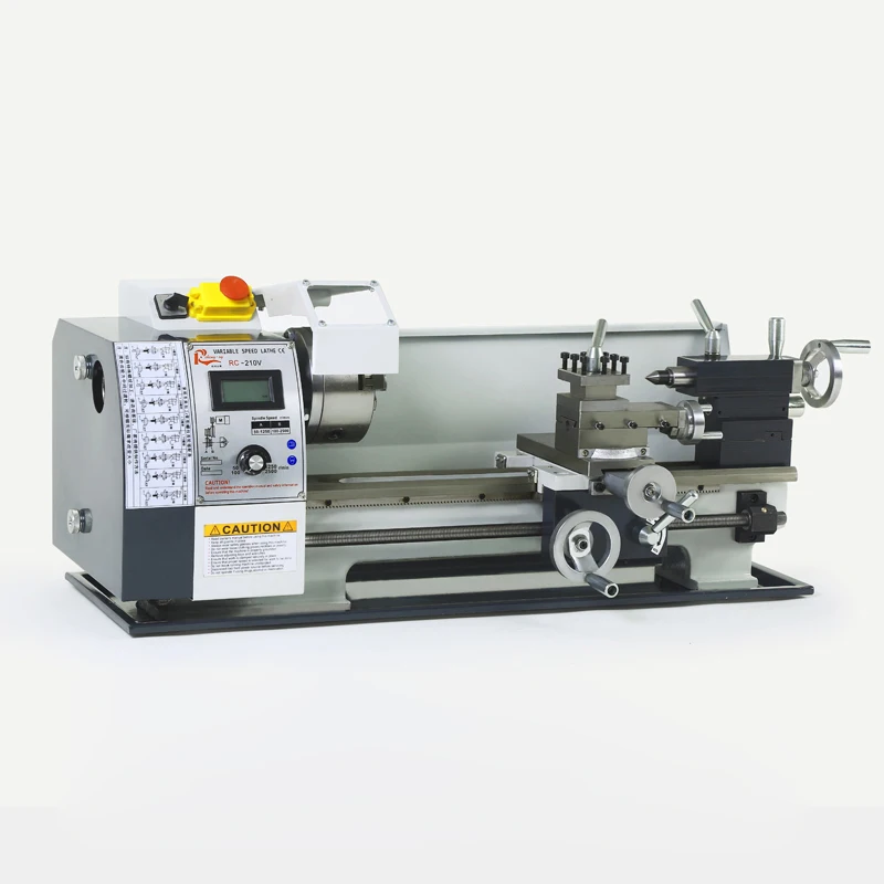 

900W/1100W Mini Metal Lathe Machine Multi-function Woodworking Metal Small Machine Tool CNC Lathe 210V