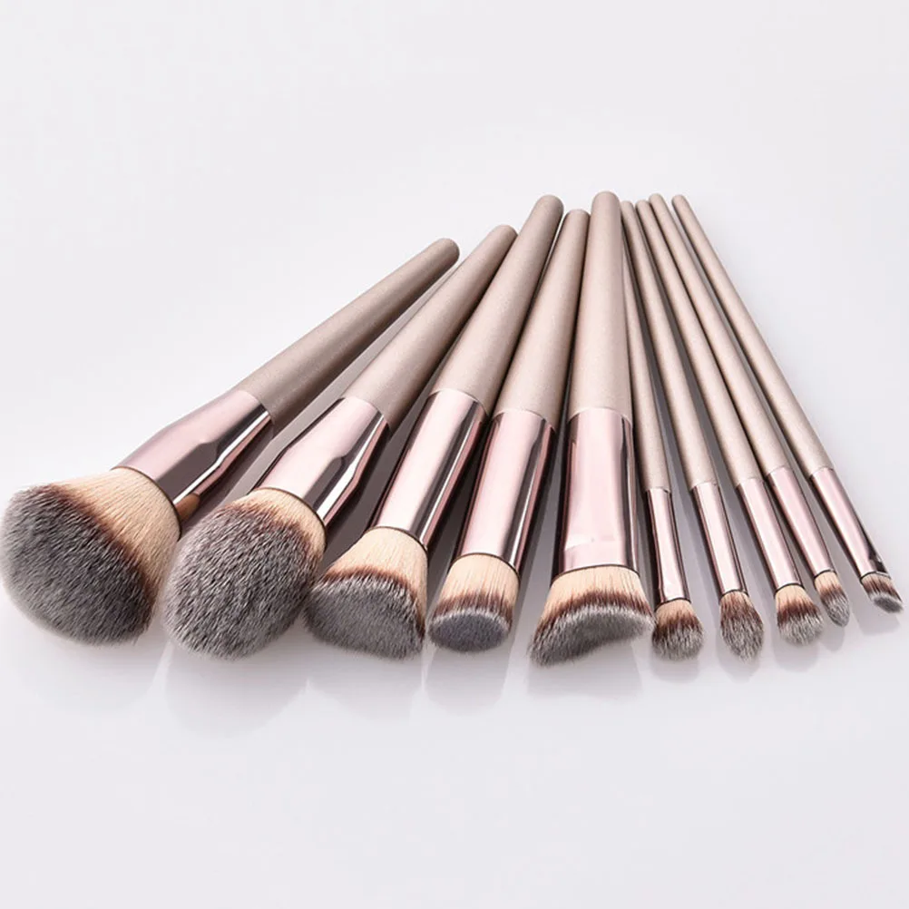 10-delige borstelset Premium make-upborstels voor Foundation Blush Poeder Oogschaduw Professionele gezichtsschoonheid Make-upborstel