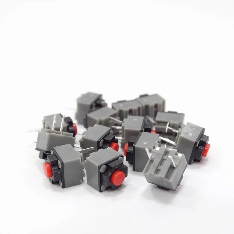 Original Kailh Silent Mouse Micro Switch Red Yellow Dot Square Mute Micro Switches For M330 M220 M590  6*6*7.3mm