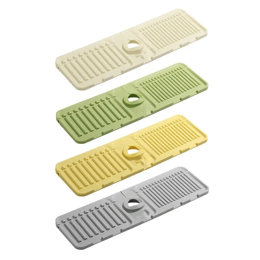 Tappetino per rubinetto in Silicone da cucina increspature per acqua rubinetto tappetino per raccoglitore d'acqua grande lavello Splash Pad protezione per controsoffitto bagno