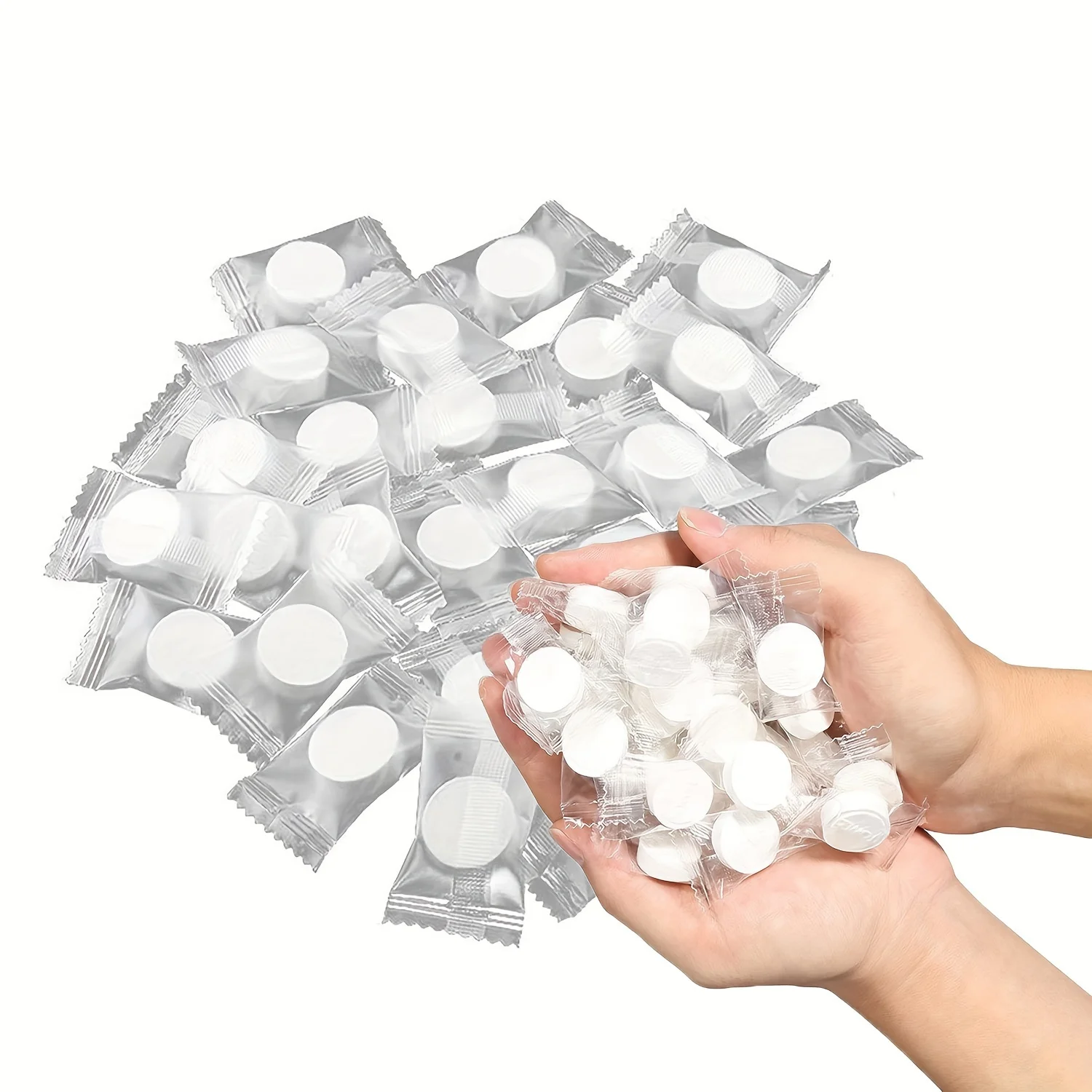 50pcs/20pcs Tablets Facial Tissue Compressed Disposable Face Towel Tablets Travel Towels Compressed Magic Towels