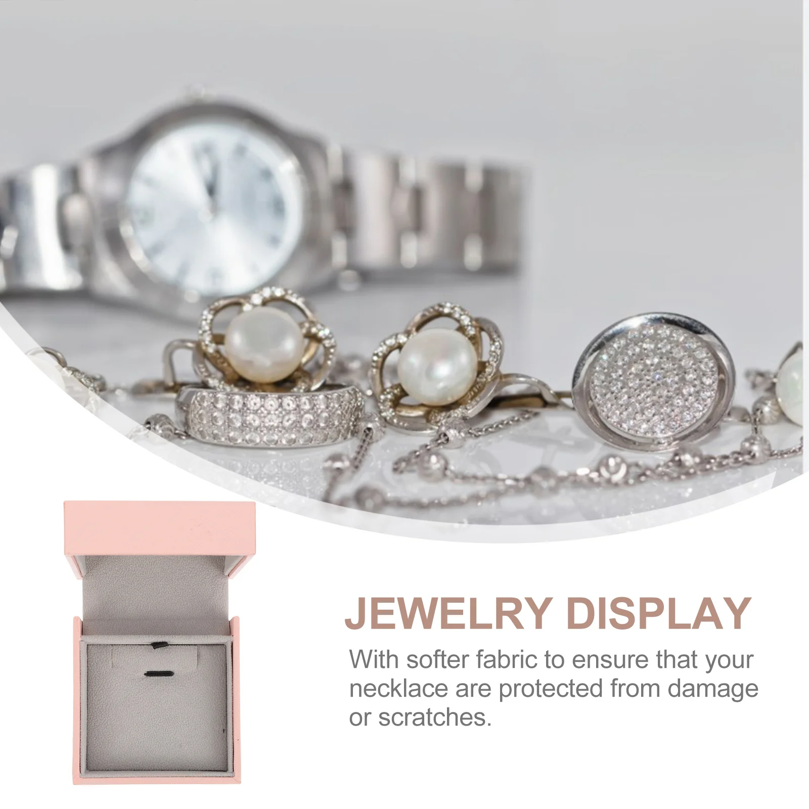 صندوق قلادة خمر نمط مجوهرات التخزين المنظم قلادة حامل عرض حالة القطيفة اصطف صندوق مجوهرات عملي