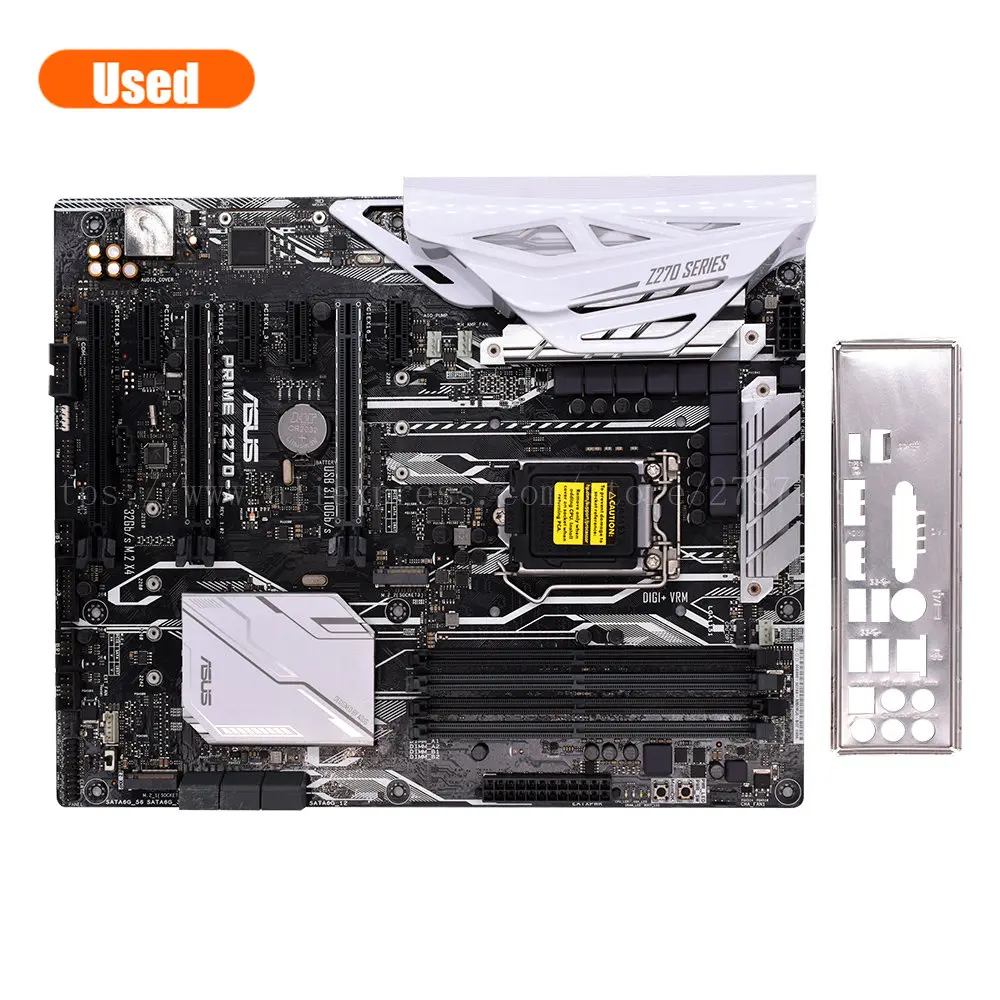 Imagem -02 - Asus Prime Desktop Motherboard Usado Z270-a Lga 1151 Ddr4 Usb 3.1 64gb