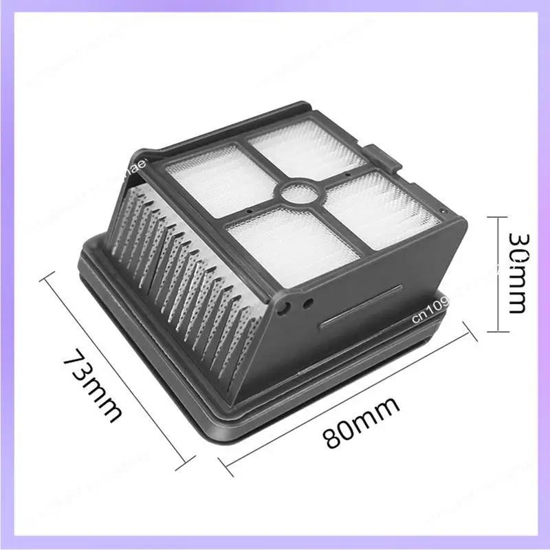 N83R 2 Set Spazzola a rullo Filtro Hepa di ricambio per Xiaomi Dreame H11 / H11 Max Pezzi di ricambio per aspirapolvere umido e secco