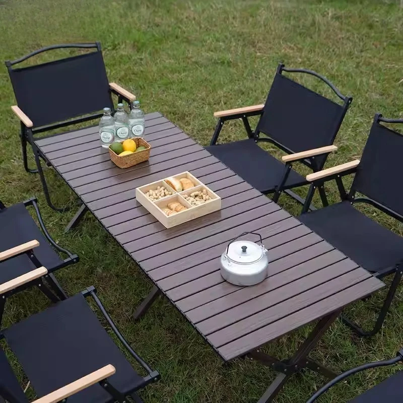 Aluminum Lightweight Camping Table Portable Backpacking Camping Table Multi Function Picnic Silla De Playa Camping Accessories