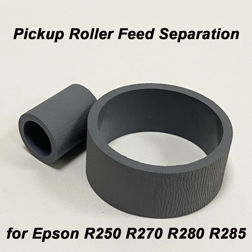 Pickup Roller Feed Separation for Epson R250 R270 R280 R285 R290 R330 R390 T50 A50 RX610 RX590 L801 L800 L805