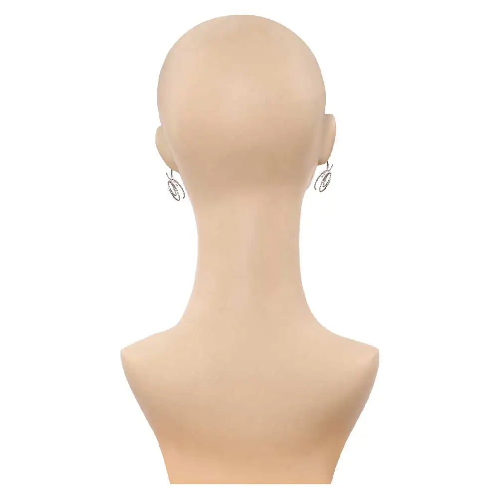 2025 فيلم شرير 2 Glinda تأثيري أقراط فضية زي اكسسوارات الزي الرسمي الدعائم الهدايا حفلة كرنفال الهالوين #4