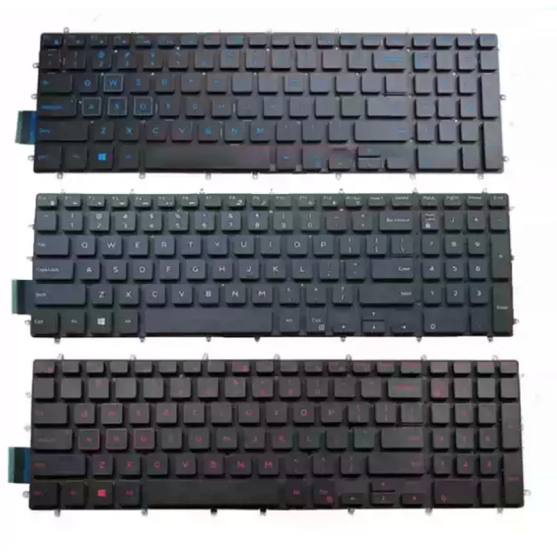 M  FOR Dell G3 17 3779 G3 15 3590 G3 15 3579 G5 5587 Laptop Keyboard US Backlit Red/Blue/w