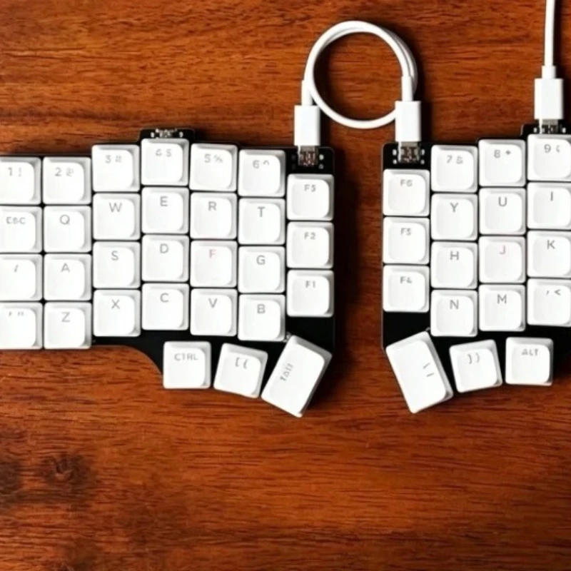 Corne V6a Wired Low Profile Split Keyboard Custom Soldered Switches Left and Right Ergonomics Split Mechanical Keyboards VIAL