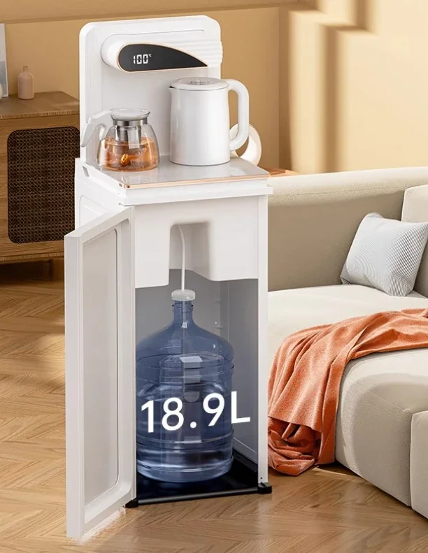 Vertical intelligent water dispenser household bottom bucket multifunctional fully automatic tea bar machine