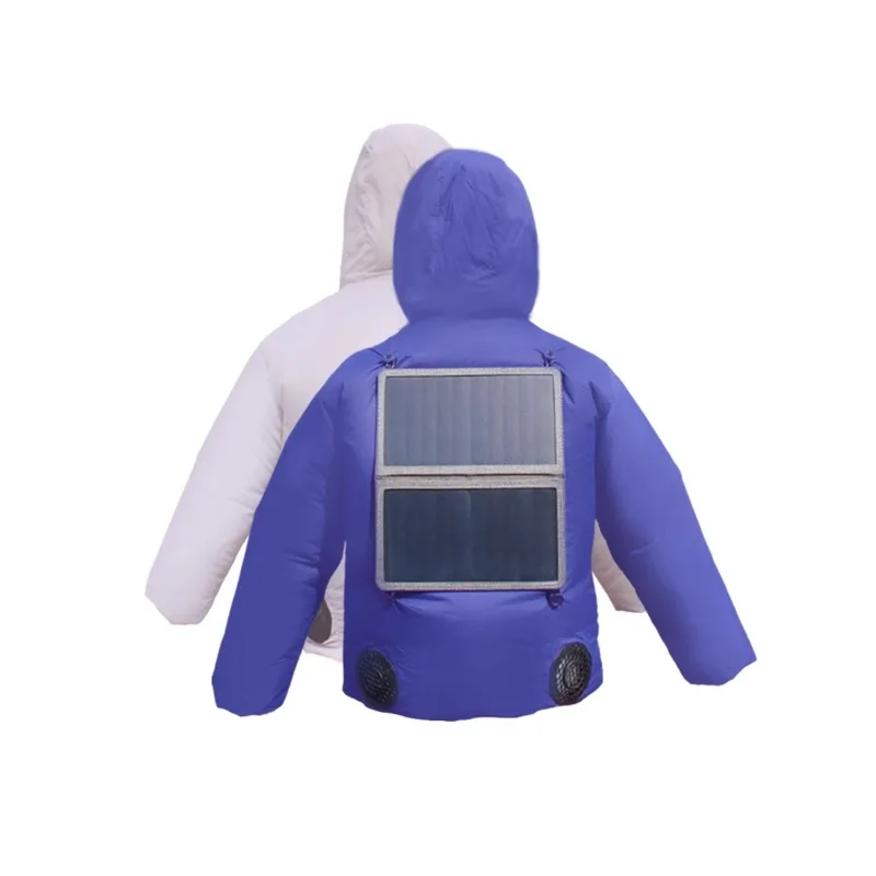 

air conditioner clothing, fan clothing, outdoor cycling, fishing, sunscreen, skin clothing 4 fans, light
