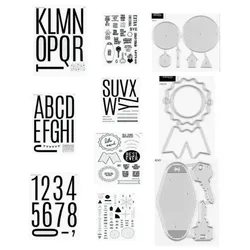 2024 New English Transparent Clear Stamps for DIY Scrapbooking/Card Making Fun Decoration Supplies B0047