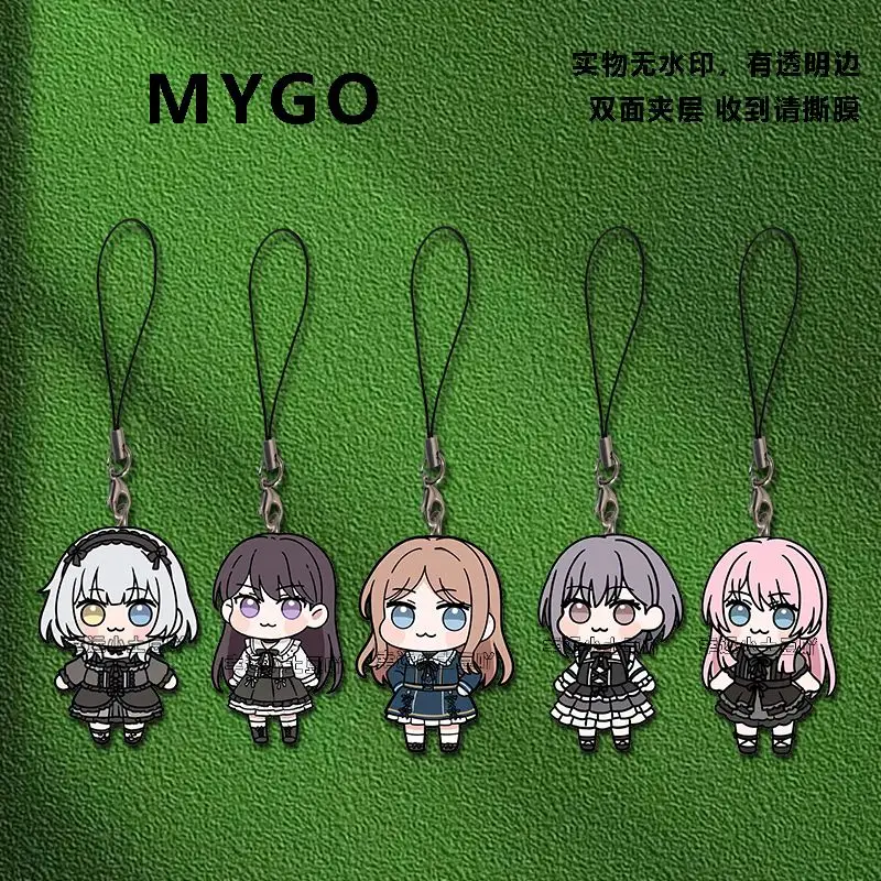 حلم بانج! إنه MyGO!!!!! أنون شيهايا آيفون/شاومي/هواوي قضية الهاتف المحمول المفاتيح مفتاح سلسلة غطاء شنق الاكريليك قلادة هدية