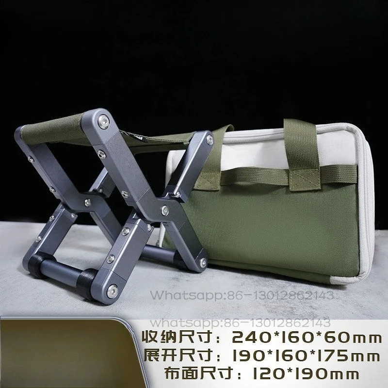 Folding stool living room coffee table low stool Maza pollution-free environmental protection aluminum alloy simple