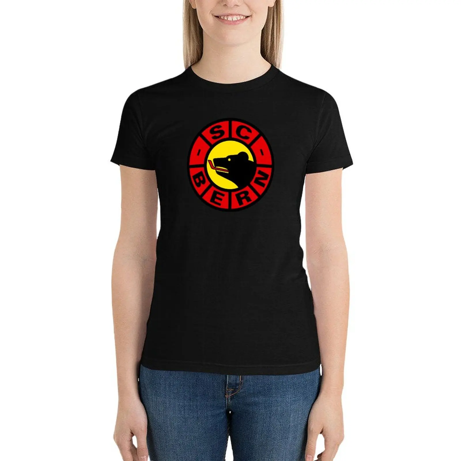 SC Bern Swiss Ice Hockey Sports Fans T-Shirt shirts graphic tees hippie clothes oversized Women clothes