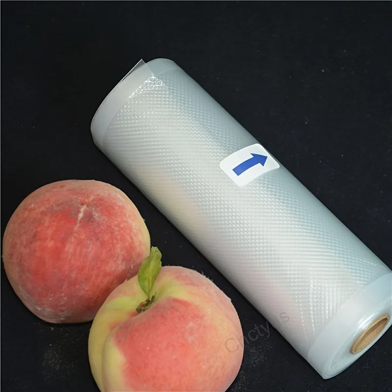 3m/roll vacuum seal bags - durable, BPA-free, tear-resistant, easy-cut. Ideal for sous vide, meal prep, beef storage kitchen