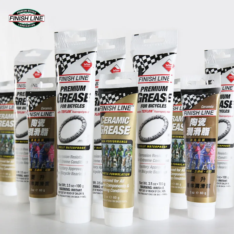 FINISH LINE Bicycle Grease 60g/100g Headset/Bottom Bracket/Hub/Seat Post MTB Road Bike Maintenance Lubricant Grease Bike Lube