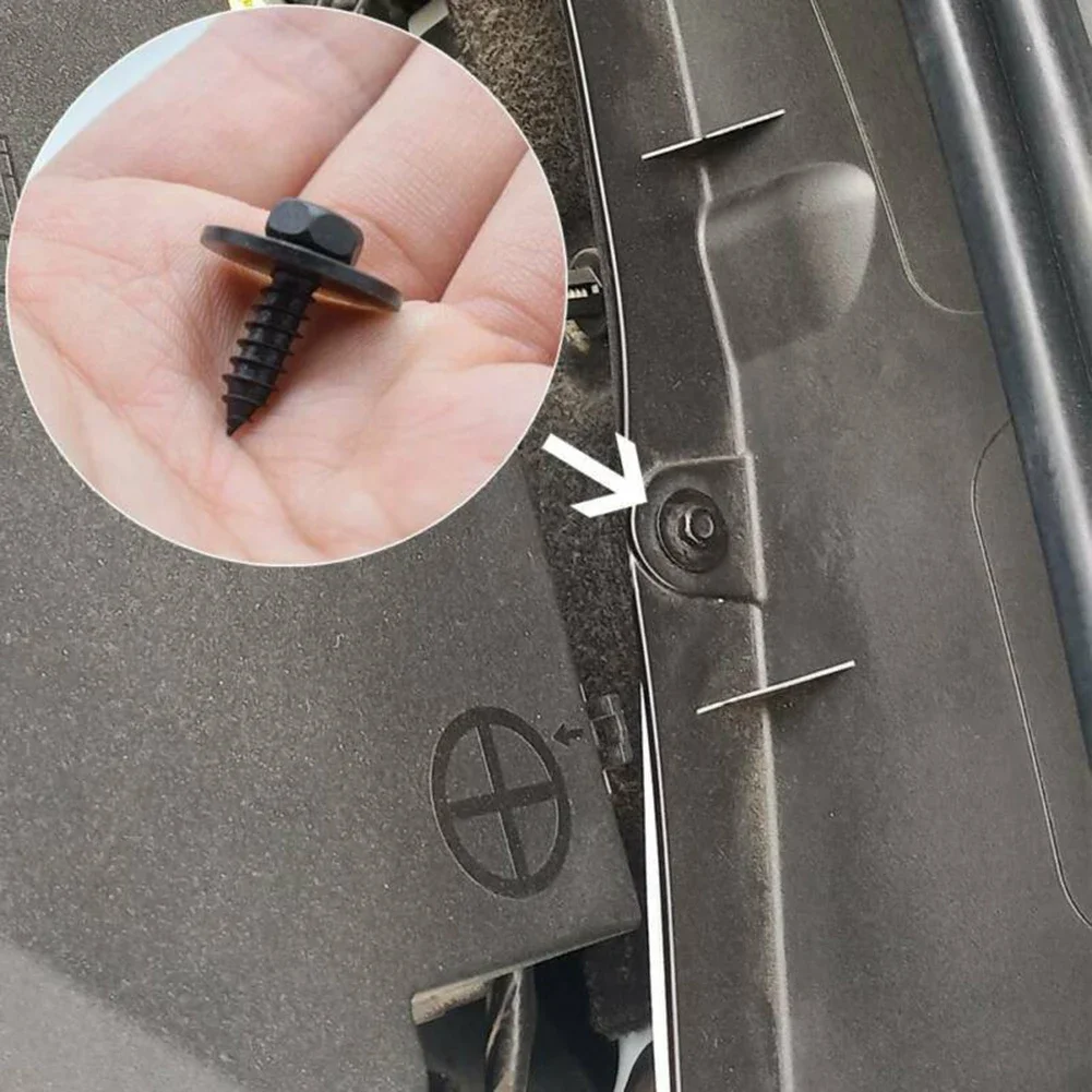 20pcs Car Hex Head Screw For BMW 07147129160 Fender Liner Air Duct Splash Shield Clip Bolt Screw High Quality Car Accessories