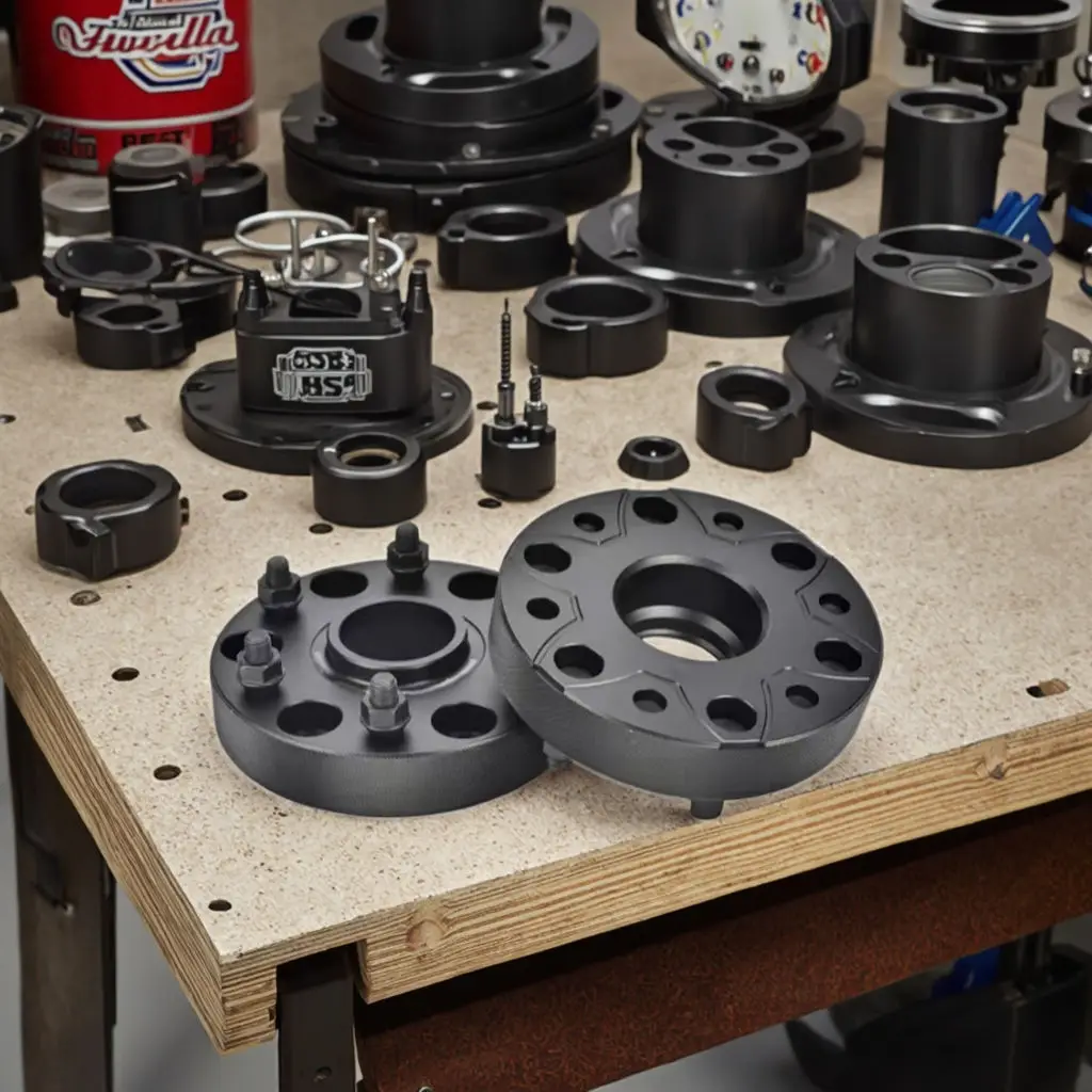 محولات وفواصل عجلة لوحة شفة مزورة لتعديل فاصل عجلة الفهد 5 وLeopard 8 #4