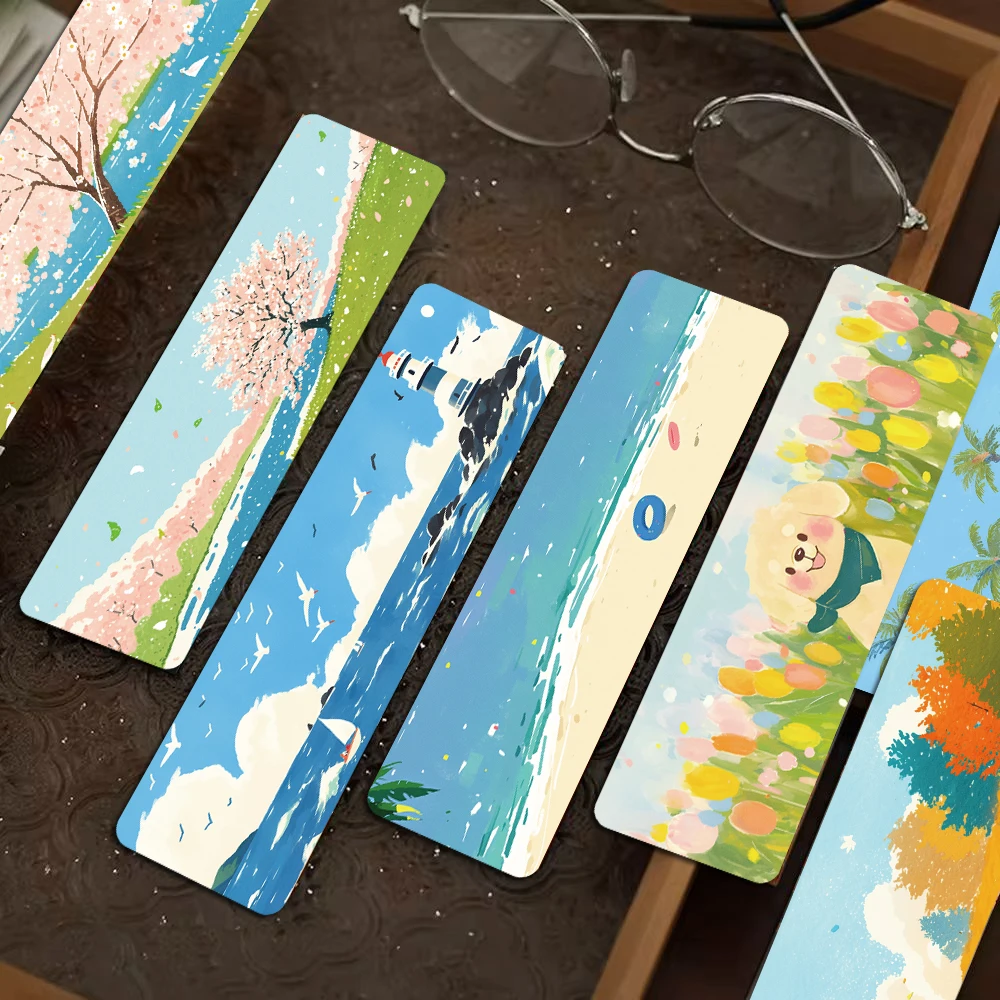 

30PCS Happy Time Bookmark Laptop Gifts Phone Creative Luggage Nostalgic Phone Skateboard Decoration Cards Bookmarks