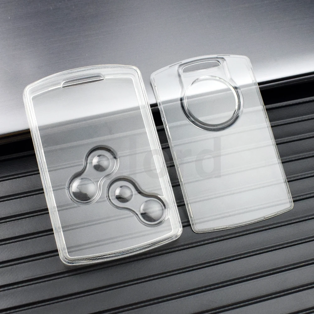 Transparent Car Key Case Cover Shell For Renault Megane 2 3 Clio Scenic Duster Kaptur Captur Logan Laguna Zoe Koleos Danilo Nema