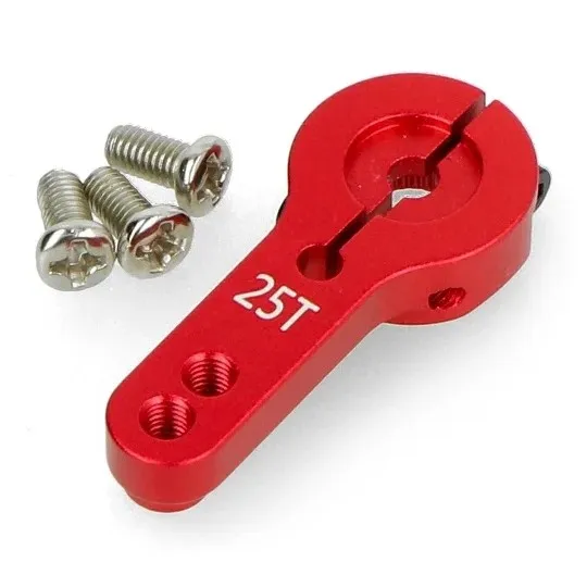 2 Stuks Aluminium 25T Metalen Stuurservo Arm Hoorn Voor Futaba Feetech Savox Xcore HL Hsp Hd Power rc Auto Onderdelen