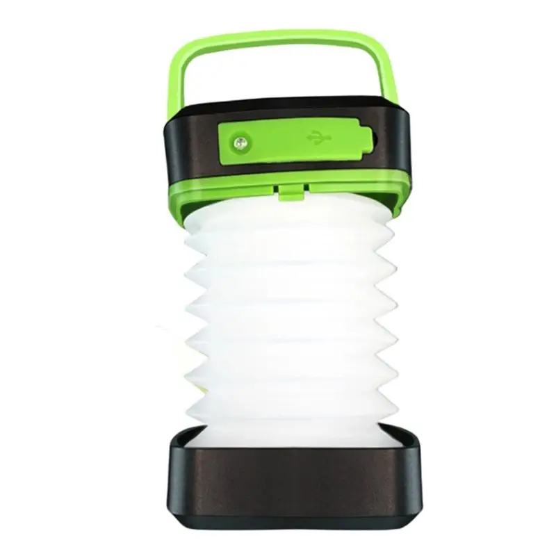 AEE8-Camping Light Solar Rechargable Foldable Portable Lantern