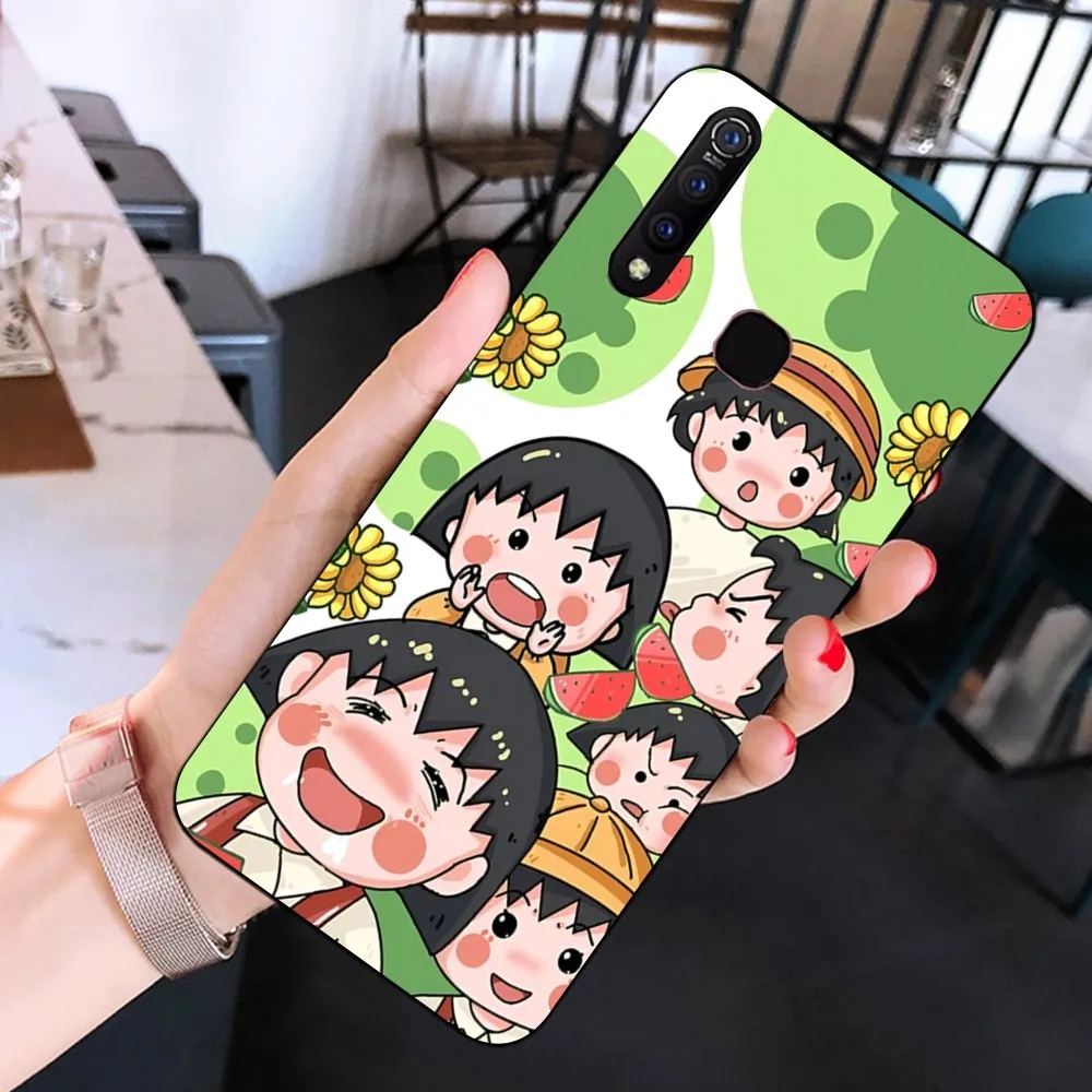 Catoon Chibi Maruko Chan casing ponsel untuk Huawei Mate 10 20 30 40 50 lite pro Nova 3 3i 5 6 SE 7 pro 7SE