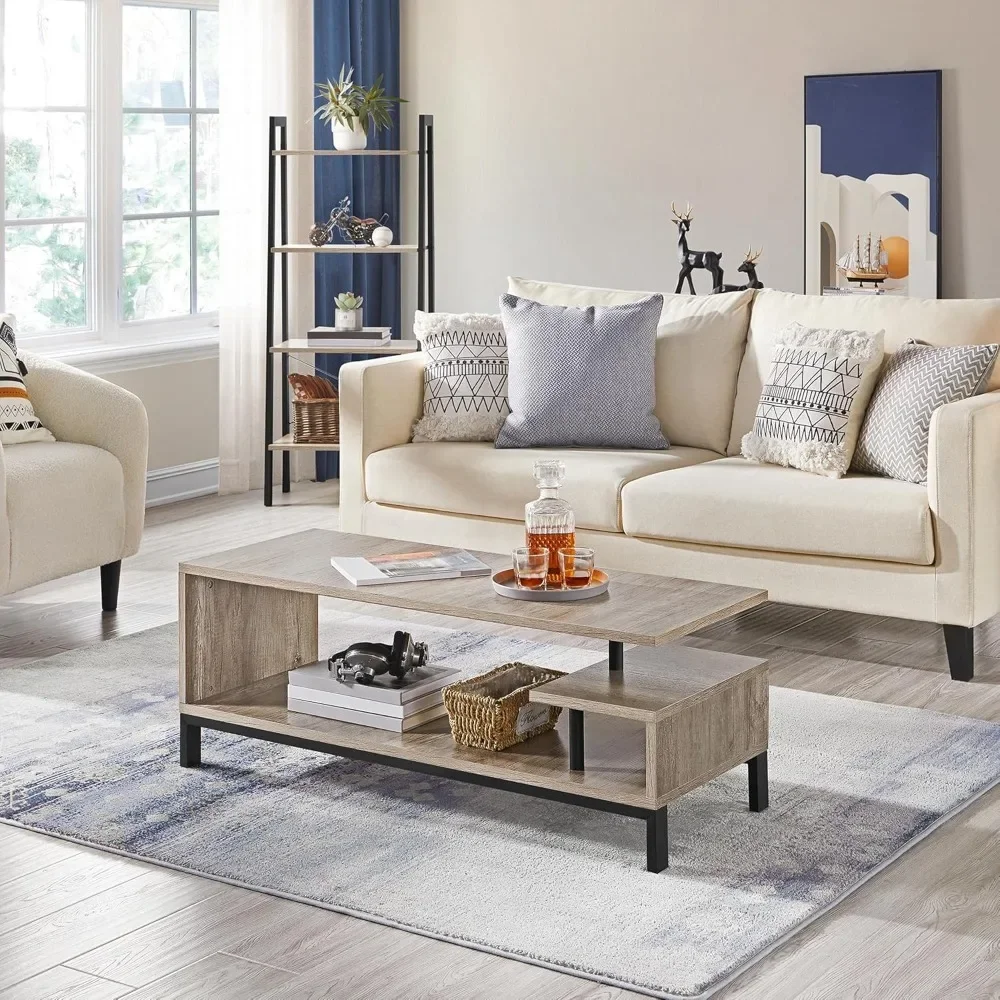 

42" Corner Entertainment Center for 50" TV, Living Room Small Media Console Table with Living Room Storage