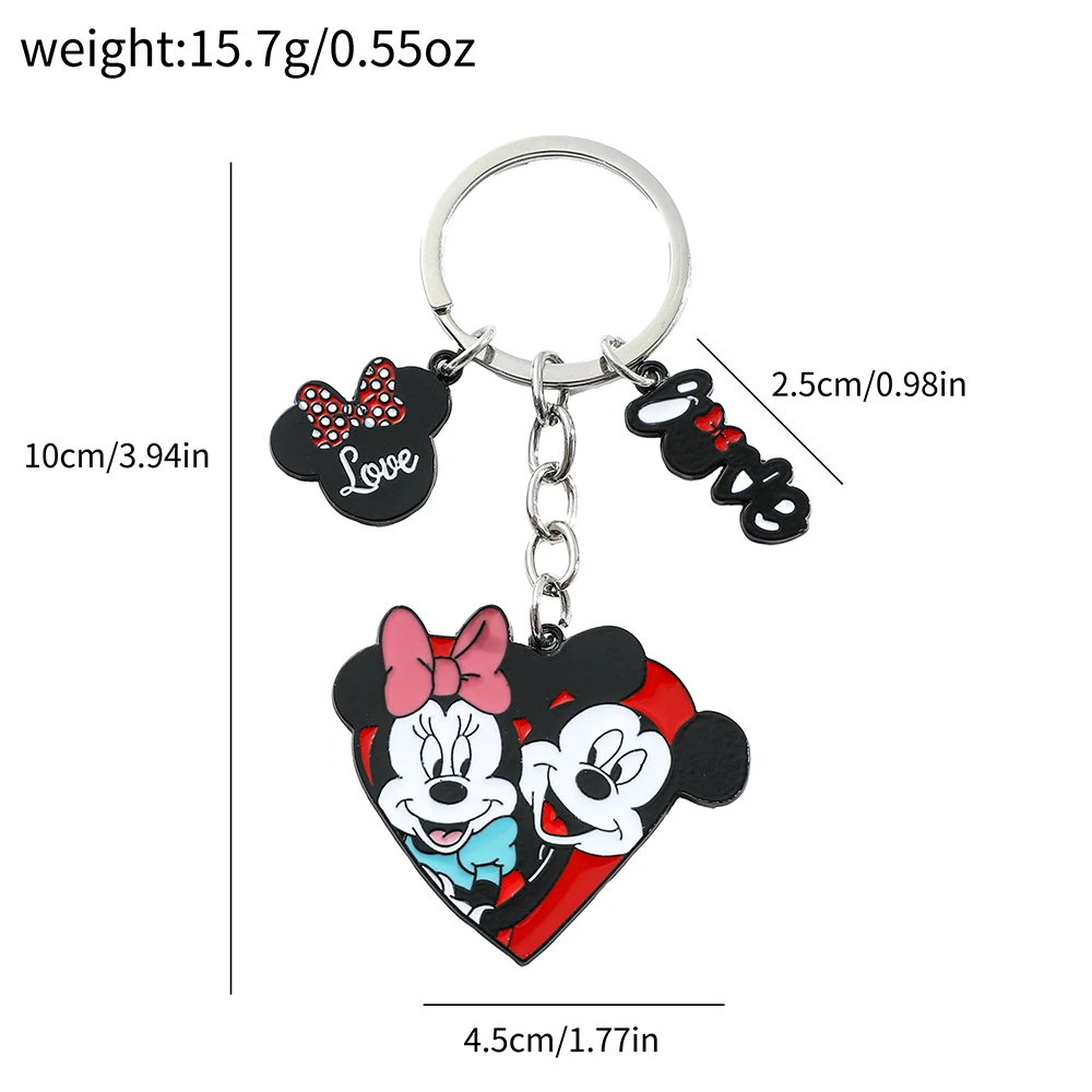 قطعتان، سواء تستخدم كديكور حقيبة الظهر أو لتزيين المفاتيح، ويمكن أن تضيف لمسة من الرومانسية والدفء من ديزني إلى الحياة اليومية. #3