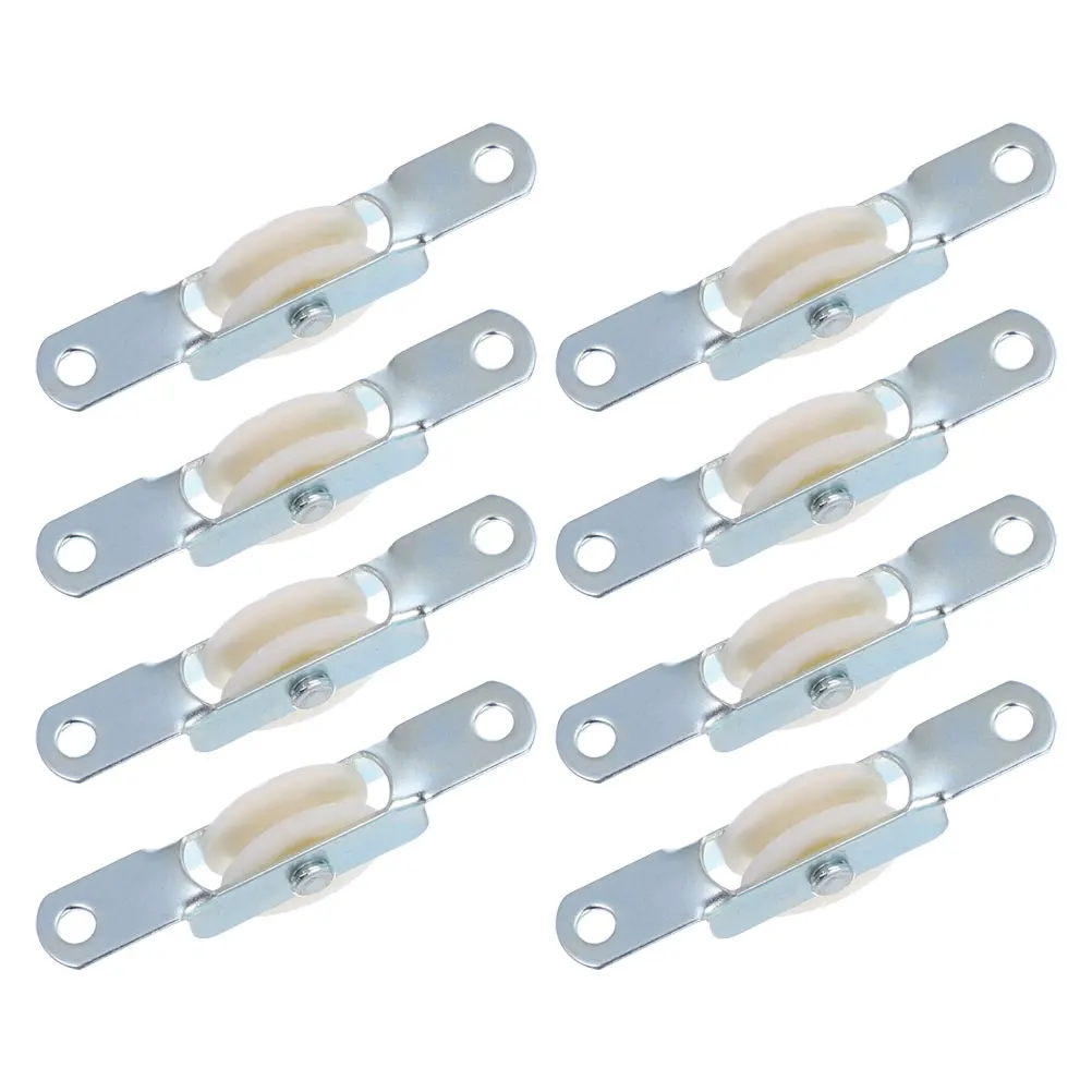 8pcs 우산 슬라이딩 로프 풀리 교체 부품 야외 파라솔 액세서리에 적합한 범용 내후성 우산