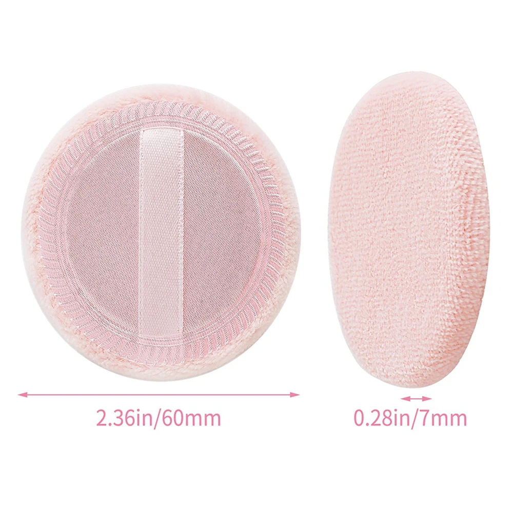 5pcs 여성 뷰티 페이셜 페이스 바디 파우더 퍼프 화장품 뷰티 메이크업 파운데이션 소프트 스폰지 소녀 레이디 선물 뷰티 메이크업 도구