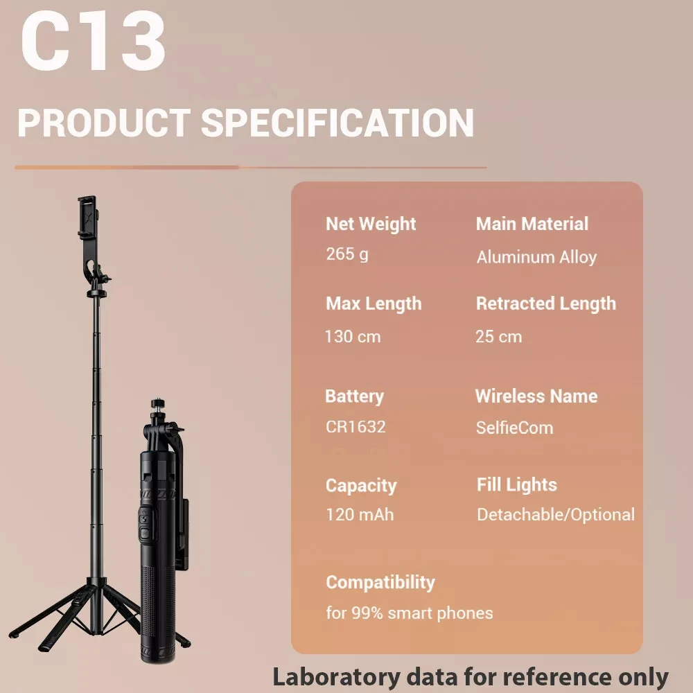 LISCN Selfie Stick Quad Tripod with Remote Control Portable Tripod for Mobile Phone with Gogro Compatible IPhone, Samsung，Xiaomi